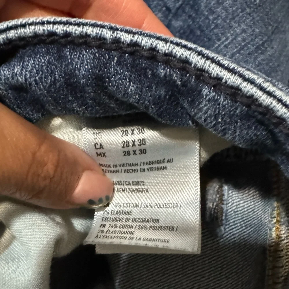 American Eagle Outfitters (AEO) Blue Next Level Airflex Jeans (28x30)